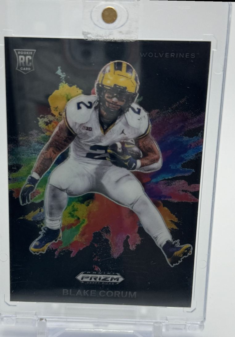 2024 Panini Prizm Draft Picks Color Blast Blake Corum Rookie Los Angeles Rams