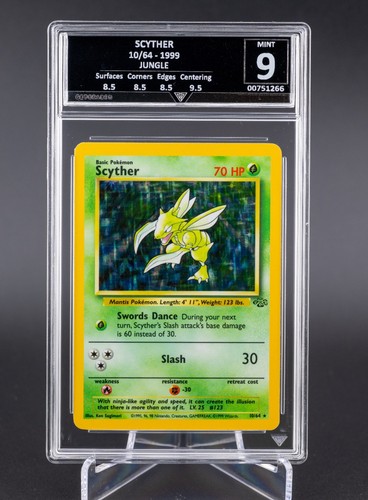 Scyther (Unlimited) graded PSA 9 for sale on eBay