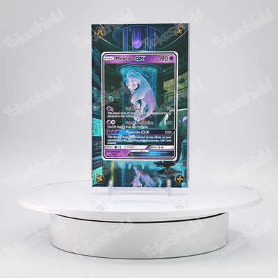 Mewtwo GX Alternate Art Custom Pokemon Card Display Case (Card not Included)