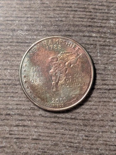 2000-P 50 State Quarters New Hampshire — photo from another recent sale