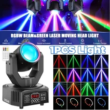 120W Moving Head Stage Laser Lighting RGBW DJ Light LED DMX Beam Disco Lights