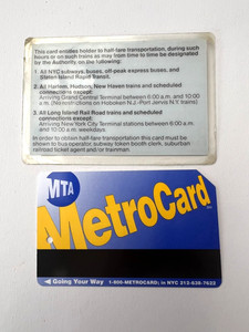 Blue Metro Card | eBay