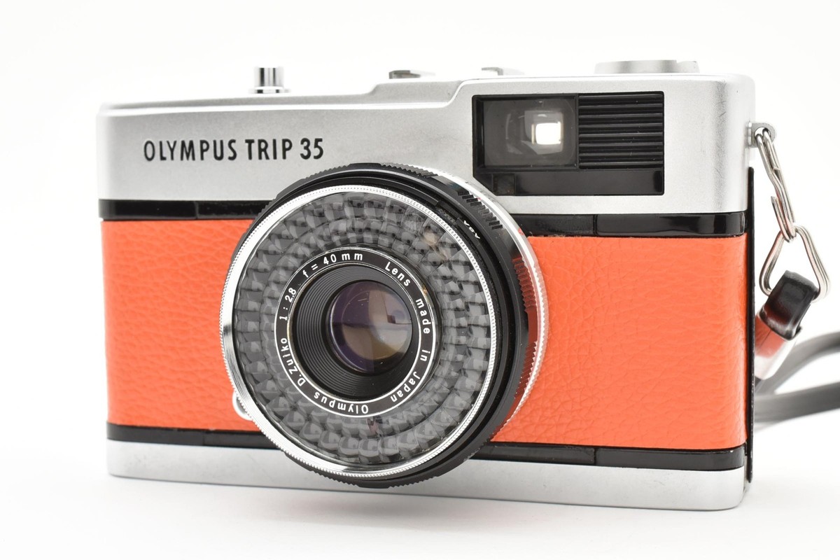 【Q2064】 OLYMPUS TRIP 35 オリンパス トリップ Olympus Trip 35 Point & Shoot Film Camera Black with
