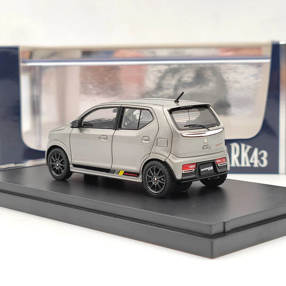 Mark43 1/43 Suzuki ALTO Works HA36S plata PM4360WS resina modelo coche limitado Foto 3 de 4