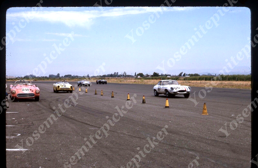 sl79 Original slide 1964 Grand Prix sports car race cars 721a