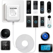 24 Volt Transformer, C Wire Adapter for Nest Honeywell Ecobee and Sensi Thermost