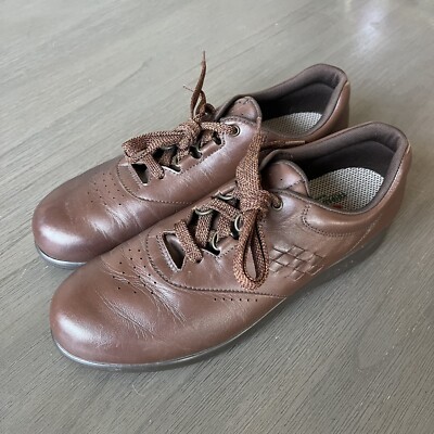 SAS Free Time Tripad Comfort Shoes Brown Leather Womens Sz  display picture 2