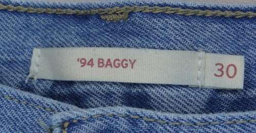 Levi's '94 Baggy Denim Jeans Hi-Rise Distressed Light Wash Women Size (30Wx31L) - Picture 2 of 19
