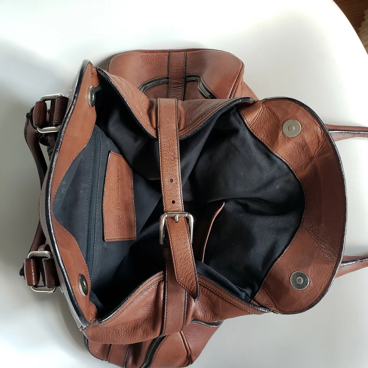 Dolce & Gabbana Miss Romantique Leather Bag, Brown