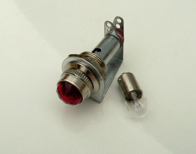 Rote Vintage Pilotlampe Für Fender Verstärker – Im Juwel-Design, Retro-Style