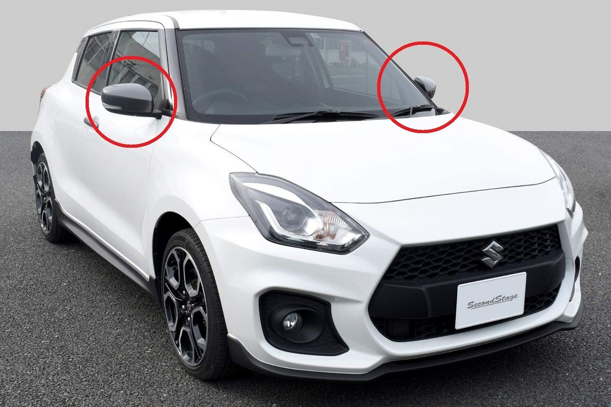 SUZUKI Swift Sport & Swift Door Mirror Cover Carbon SecondStage