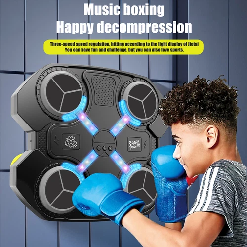 2025 Smart Music Boxmaschine für Kinder Trainingsmodi mit Boxhandschuhen - Bild 3 von 14