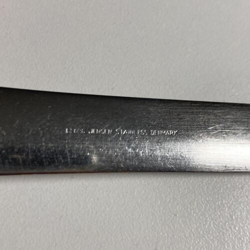 Georg Jensen Blue Shark Stainless Steel Dinner Fork 6.75" - Picture 3 of 3