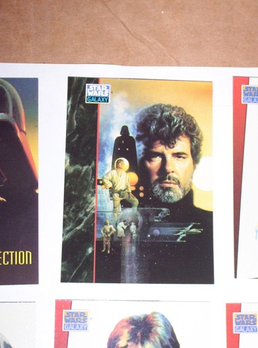 1993 STAR WARS GALAXY SERIES 1 TOPPS COMPLETE 140 CARD SET LUKE DARTH VADER YODA - Picture 3 of 7