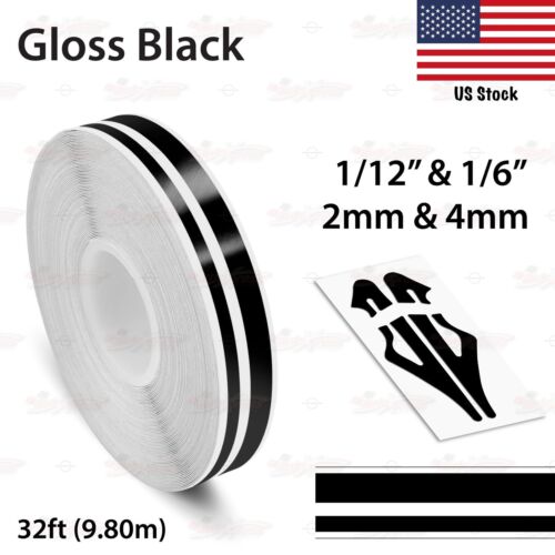 1/12" & 1/6" PIN STRIPES Car Motorcycle Truck Twin Lines TAPE Vinyl Stickers - Bild 28 von 51
