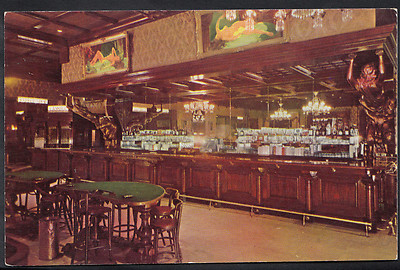 Amerika Postkarte - Golden Nugget Spielhalle, Saloon, Las Vegas, Nevada DR49