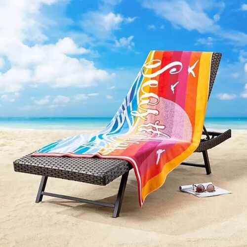 MEMBER'S MARK 100%COTTON OVERSIZED ADULT BEACH TOWEL 40" x 72" ~ASSORTED DESIGNS - Picture 2 of 63
