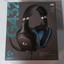 Logitech G432 DTS X 7.1 Surround Sound Wired PC Gaming Headset NEW 
