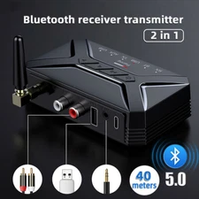 Long Range Bluetooth 5.0 Transmitter Receiver TV Home Car Stereo Audio Adapter