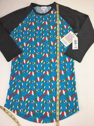 LuLaRoe Baseball Raglan Shirt, Size XXS, 2XS. New With Tags. - Picture 4 of 7