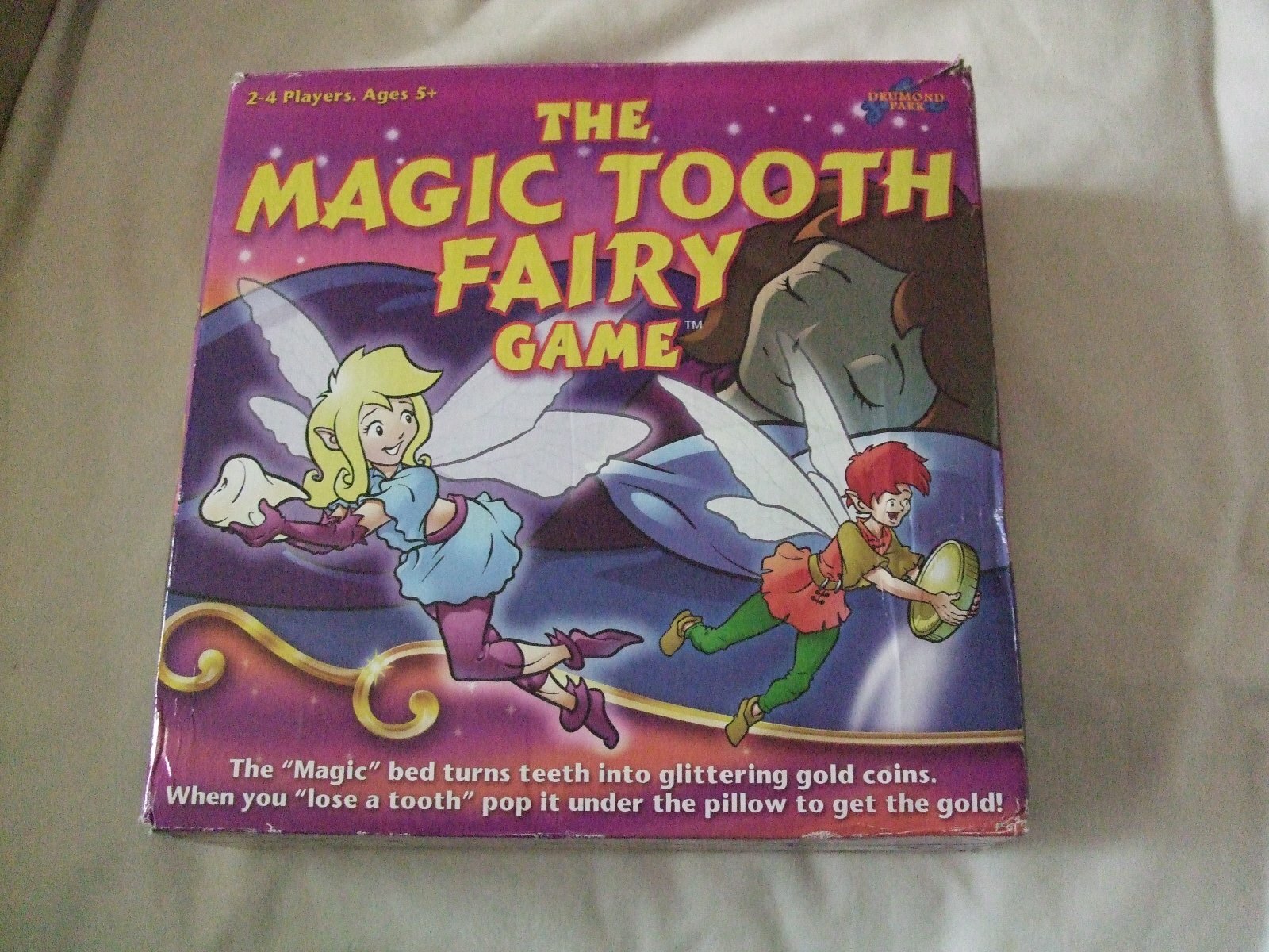 The Magic Tooth Fairy Game With Dice in square box