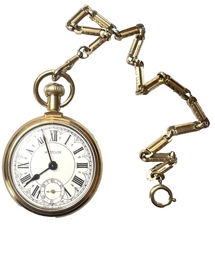 Westclox Scotty Pocket Watch Open-Face Vintage Hand-winding  display picture 3