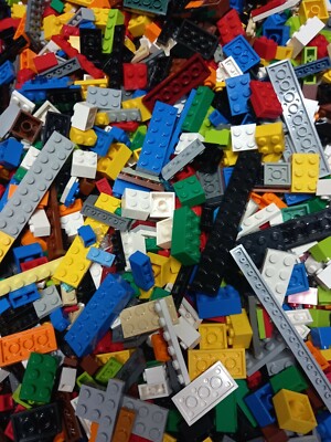 LEGO  500 Steine Hoch Flach Basic Bausteine Grundbausteine Steine gemischt 