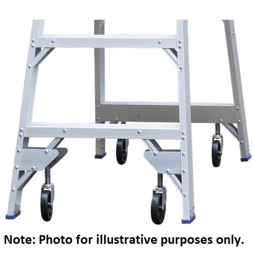 Indalex Platform Ladder WHEEL KIT Spring Loaded Multi Directional