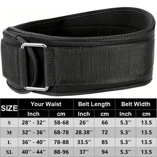 Gym Gewichthebergürtel Crossfit Training Fitness Bodybuilding-Gürtel Kraftsport - Bild 13 von 14