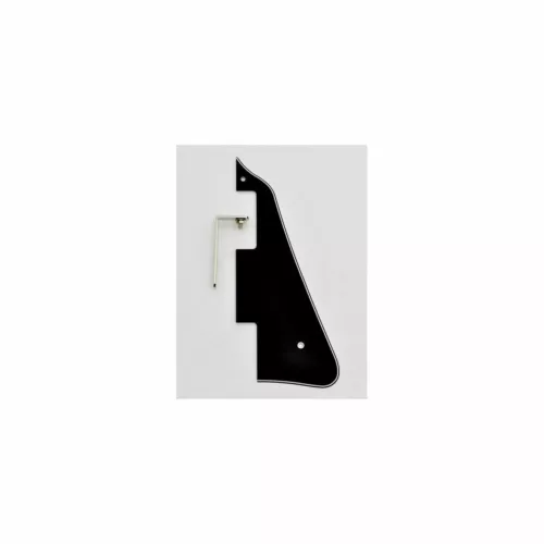 Göldo Music Pglpb Pickguard for Gibson® Les Paul® in Black, with Strap