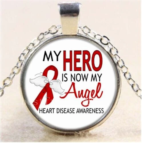 CHROME HEARTS Collana 20" ciondolo argento sterling 925 ANGELO CUSTODE CONSAPEVOLE MALATTIE CARDIACHE