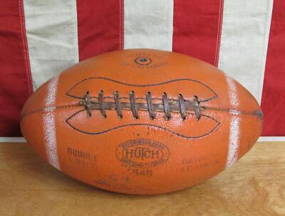Vintage 1950s Hutch Leather Football Laces 64B Lou The Toe Groza