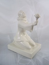 Schwarzburger Werkstätten Figur "Pierrot" Clown Harlekin Dirksen