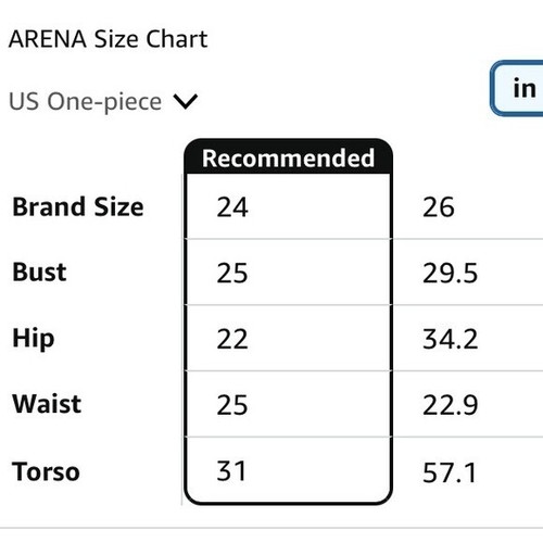 Size 24--ARENA Youth Girl's LTS Pro Back Waterfeel One-Piece Swimsuit - Picture 7 of 7
