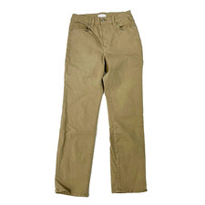 GOOD AMERICAN Good Classic Straight Leg Pants Jeans Postal Khaki Women's 4/27