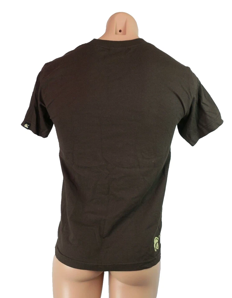 VTG 90s y2k Ambiguous Brown Logo Crew Neck Skate Shirt Size S Skateboarding - Image 2 of 4