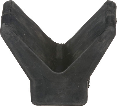 Attwood 11200-1 Boat Trailer Rubber Bow Stop V-Block, Black, 2-Inch by 2-Inch