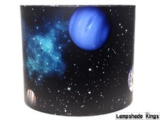 Space Lampshade Ceiling Light Shade Galaxy Planet Nebula Boys Girls Bedroom Gift