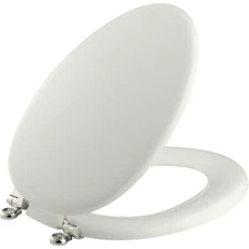 Opened Box! New! KOHLER K-4701-SN-NY Kathryn Elongated Toilet Seat