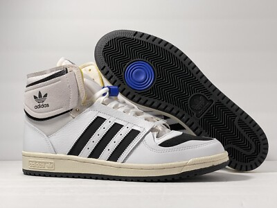 #ad New Adidas Originals Top Ten DE Men#x27;s Retro Size 8 13 US Leather Hi Top Q46255 $104.48