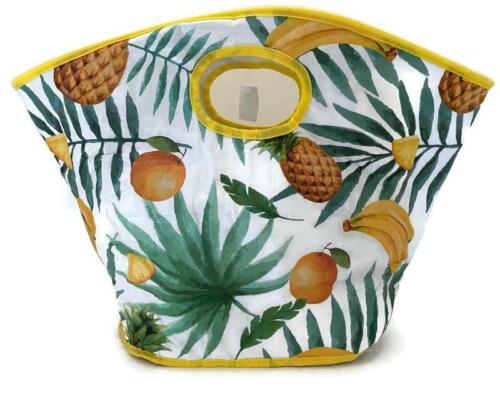 Neutrogena Large TOTE Bag Lined Tropical Carryall Handbag Cooler Waterproof NEW - Picture 3 of 12