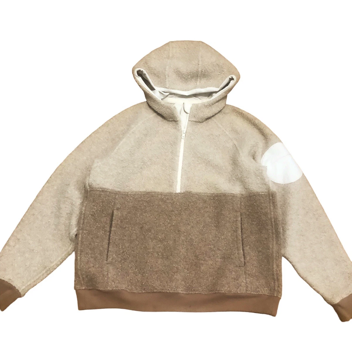 Megafleece half zip hoodie sales