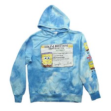 Spongebob Squarepants Adult Unisex Mens Hoodie - License Image Bob Pose Sleeves