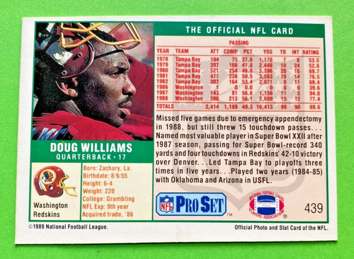 1989 NFL Pro Set. Pick what you need to complete your set. - Picture 325 of 401