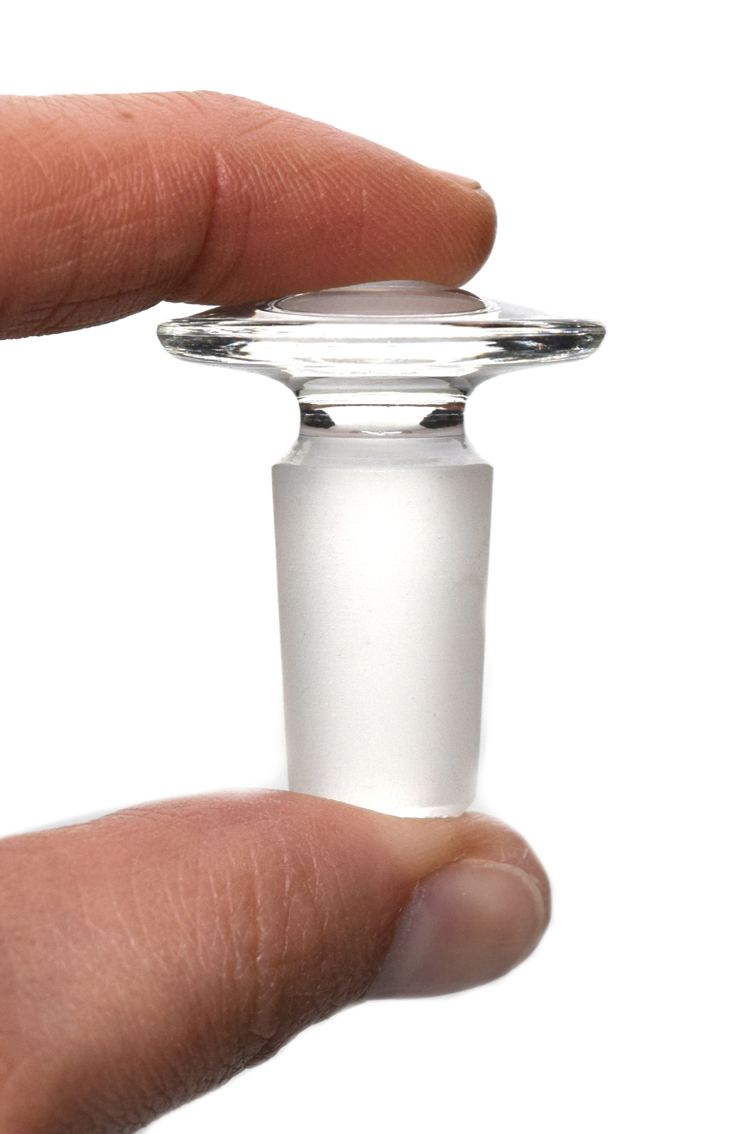 Bouchon En Verre Borosilicaté - Tête Plate, Cône Plein - Taille 19/26 - Eisco Labs CH0870C