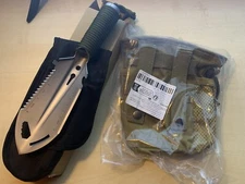 Grabungsmesser mit Scheide + Fundtasche. Sondeln / Metalldetektor / Schatzsuche