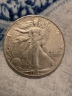 1942 walking liberty silver half dollar coin