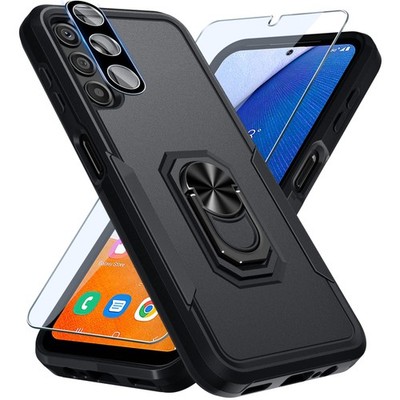 Designed for Samsung Galaxy A14 5G Case Built in Metal Ring Holder