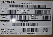 Hp 873 3-liter White Ink Cartridge 4uv62a For Latex 800 800w 830 830w Hp 873 3-liter White Ink Cartridge 4uv62a For Latex 800 800w 830 830w