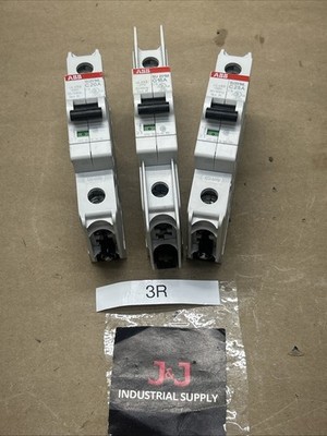 (3) ABB SU201ML UL489  (1)C25A ,(1)C20,(1)C15 Circuit Breakers Fast   Shipp